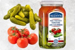Crisp Canned Assorted Pickled Cucumber and Tomato – Agrifood Link VN