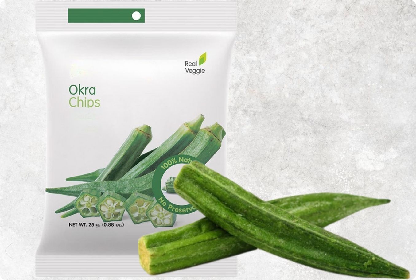 Crispy Vacuum Fried Okra from Vietnam – Agrifood Link VN