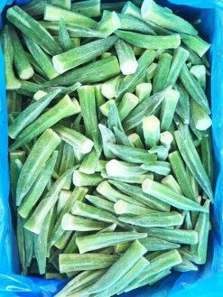 Frozen Okra Before IQF from Vietnam – Agrifood Link VN