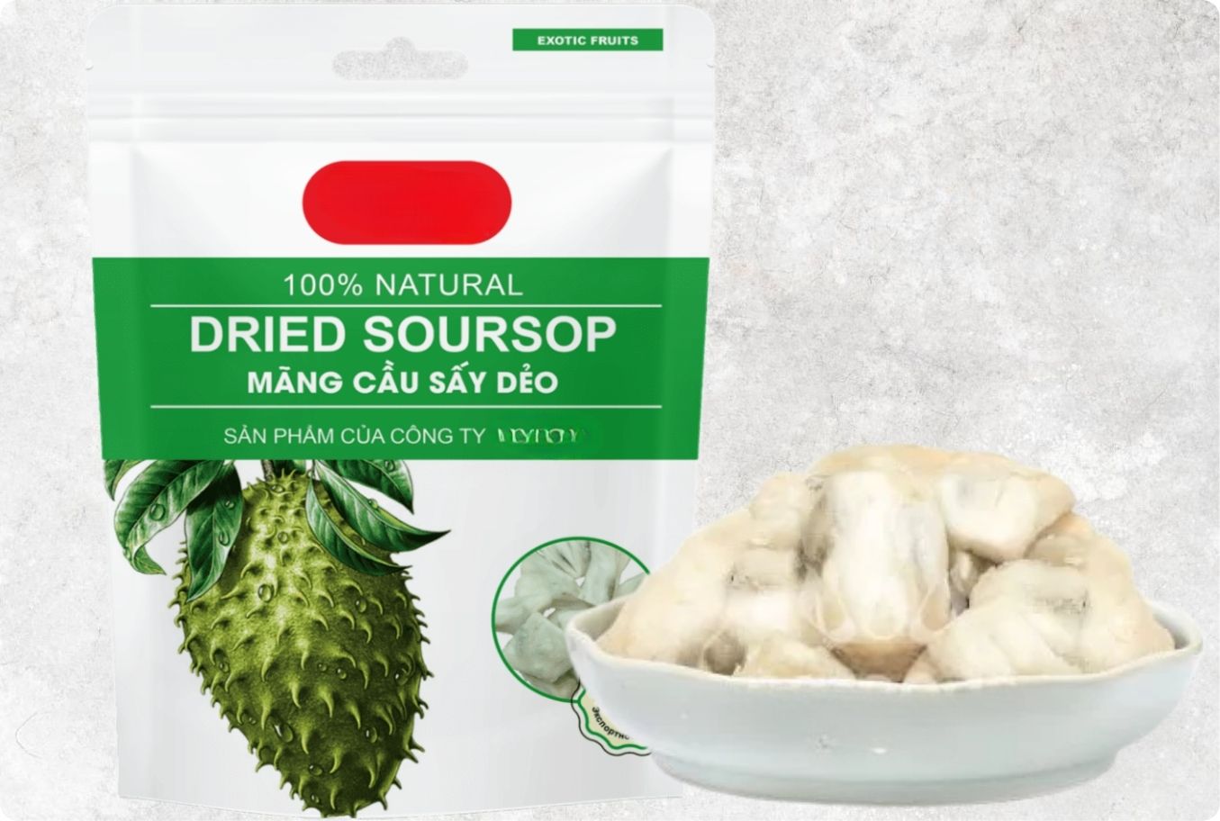Tropical Chewy Soft Dried Soursop from Vietnam – Agrifood Link VN